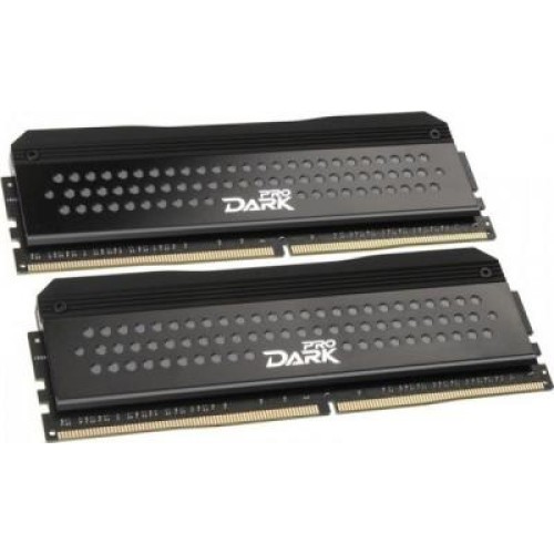 Модуль памяті для компютера DDR4 16GB (2x8GB) 3200 MHz Dark Pro Black/Gray Team (TDPGD416G3200HC16ADC01)