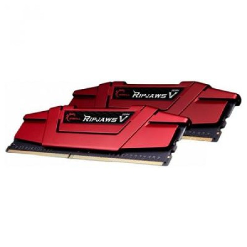 Модуль памяті для компютера DDR4 16GB (2x8GB) 2400 MHz RipjawsV Red G.Skill (F4-2400C15D-16GVR)