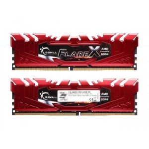 Модуль памяті для компютера DDR4 32GB (2x16GB) 2400 MHz Flare X Red G.Skill (F4-2400C15D-32GFXR)