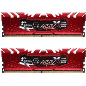 Модуль памяті для компютера DDR4 32GB (2x16GB) 2400 MHz Flare X Red G.Skill (F4-2400C15D-32GFXR)