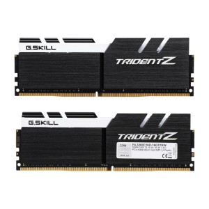 Модуль памяті для компютера DDR4 16GB (2x8GB) 3200 MHz Trident Z Black H/White G.Skill (F4-3200C16D-16GTZKW)