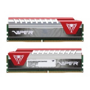 Модуль памяті для компютера DDR4 8GB (2x4GB) 2400 MHz Viper Patriot (PVE48G240C5KRD)