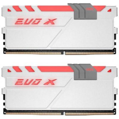 Модуль памяті для компютера DDR4 32GB (2x16GB) 3000 MHz EVO X Geil (GEXG432GB3000C16ADC)