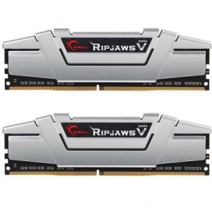 Модуль памяті для компютера DDR4 16GB (2x8GB) 2666 MHz RipjawsV Silver G.Skill (F4-2666C15D-16GVS)