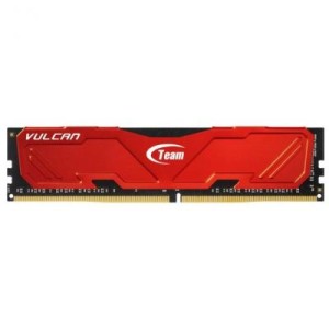 Модуль памяті для компютера DDR4 8GB 2666 MHz Vulcan Red Team (TLRED48G2666HC15ABK)