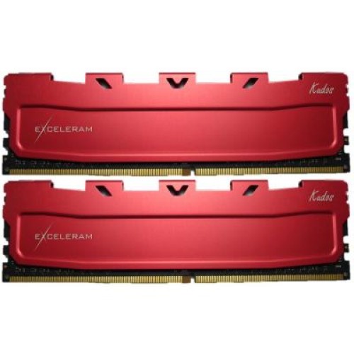 Модуль памяті для компютера DDR4 8GB (2x4GB) 3000 MHz Red Kudos eXceleram (EKRED4083016AD)