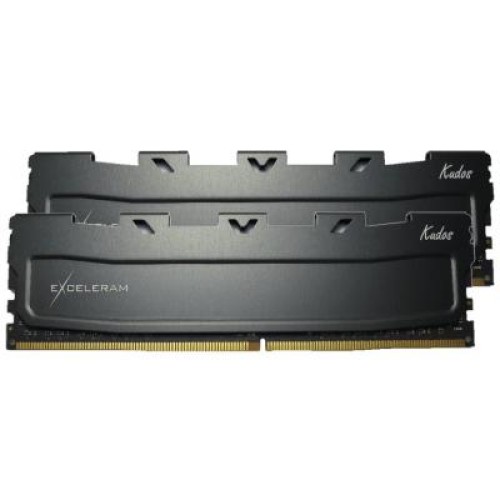 Модуль памяті для компютера DDR4 8GB (2x4GB) 2666 MHz Black Kudos eXceleram (EKBLACK4082618AD)