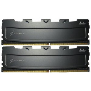 Модуль памяті для компютера DDR4 8GB (2x4GB) 2666 MHz Black Kudos eXceleram (EKBLACK4082618AD)