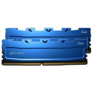Модуль памяті для компютера DDR4 8GB (2x4GB) 2400 MHz Blue Kudos eXceleram (EKBLUE4082416AD)