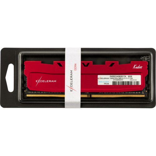 Модуль памяті для компютера DDR4 8GB 2800 MHz Red Kudos eXceleram (EKRED4082817A)