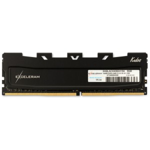 Модуль памяті для компютера DDR4 8GB 2400 MHz Black Kudos eXceleram (EKBLACK4082415A)