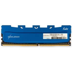 Модуль памяті для компютера DDR4 8GB 2400 MHz Blue Kudos eXceleram (EKBLUE4082416A)