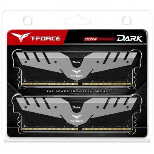 Модуль памяті для компютера DDR4 32GB (2x16GB) 2400 MHz T-Force Dark Gray Team (TDGED432G2400HC15BDC01)