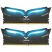 Модуль памяті для компютера DDR4 16GB (2x8GB) 3200 MHz T-Force Night Hawk Blue LED Team (THBD416G3200HC16CDC01)