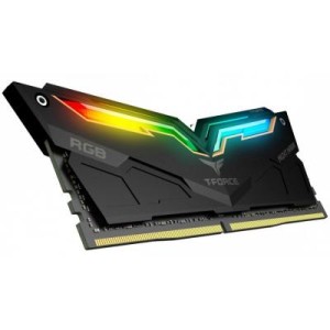 Модуль памяті для компютера DDR4 16GB (2x8GB) 3200 MHz T-Force Night Hawk RGB Black Team (TF1D416G3200HC16CDC01)