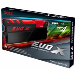 Модуль памяті для компютера DDR4 16GB (2x8GB) 3000 MHz EVO X RGB Geil (GEXB416GB3000C15ADC)