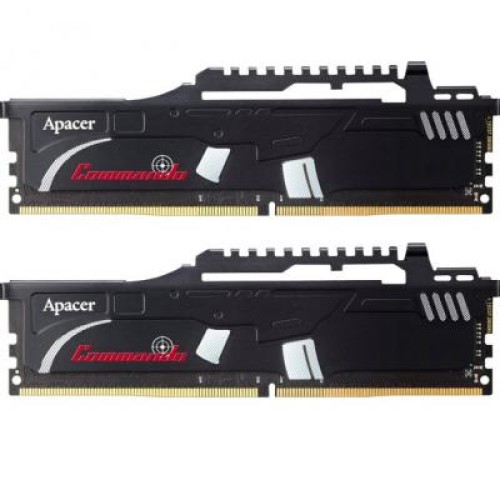 Модуль памяті для компютера DDR4 16GB (2x8GB) 2666 MHz Commando Series Apacer (EK.16GAV.KEAK2)