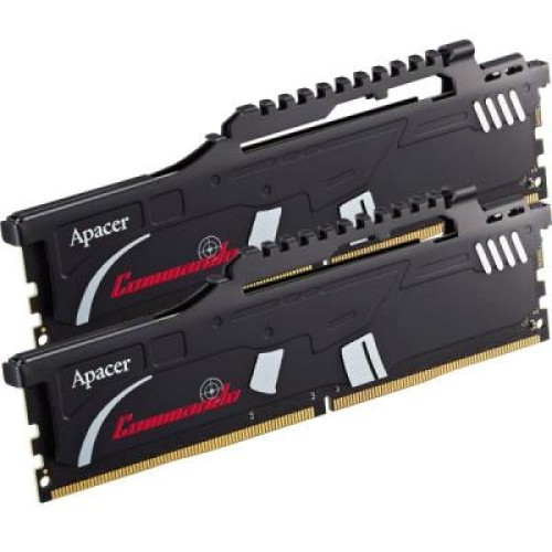 Модуль памяті для компютера DDR4 16GB (2x8GB) 3200 MHz Commando Series Apacer (EK.16GA1.GEAK2)