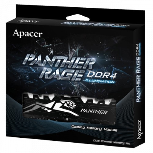 Модуль памяті для компютера DDR4 16GB (2x8GB) 2400 MHz Panther Rage Series Apacer (EK.16GAT.GEJK2)