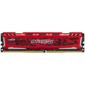 Модуль памяті для компютера DDR4 4GB 2666 MHz Ballistix Sport LT Red Micron (BLS4G4D26BFSE)