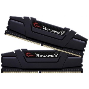 Модуль памяті для компютера DDR4 16GB (2x8GB) 3600 MHz RipjawsV Black G.Skill (F4-3600C17D-16GVK)