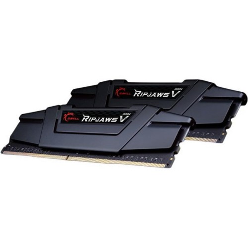 Модуль памяті для компютера DDR4 16GB (2x8GB) 3600 MHz RipjawsV Black G.Skill (F4-3600C17D-16GVK)