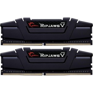 Модуль памяті для компютера DDR4 16GB (2x8GB) 3600 MHz RipjawsV Black G.Skill (F4-3600C17D-16GVK)