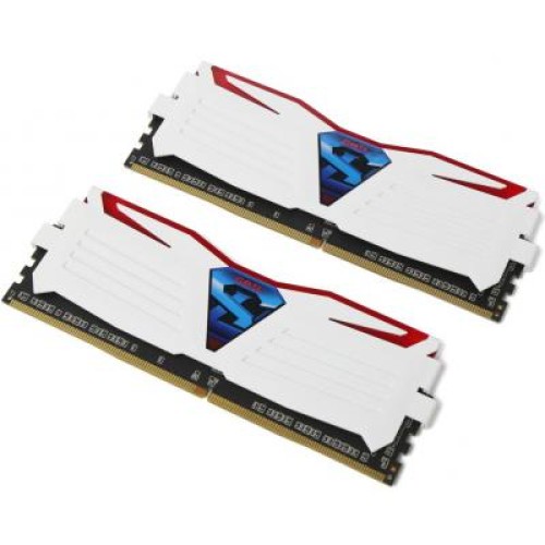 Модуль памяті для компютера DDR4 8GB (2x4GB) 2133 MHz Super Luce White H Geil (GLWR48GB2133C15DC)