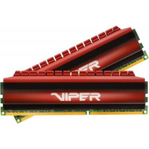 Модуль памяті для компютера DDR4 16GB (2x8GB) 3600 MHz Viper 4 Red Patriot (PV416G360C6K)