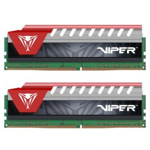 Модуль памяті для компютера DDR4 32GB (2x16GB) 2800MHz Viper Elite Red Patriot (PVE432G280C6KRD)