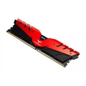 Модуль памяті для компютера DDR4 16GB 2400 MHz T-Force Dark Red Team (TDRED416G2400HC15B01)