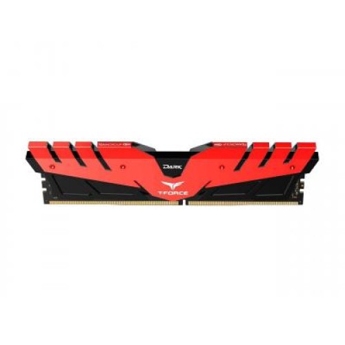 Модуль памяті для компютера DDR4 16GB 2400 MHz T-Force Dark Red Team (TDRED416G2400HC15B01)