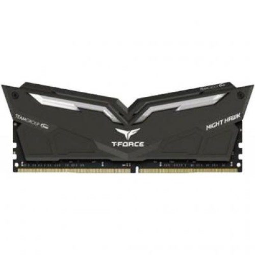 Модуль памяті для компютера DDR4 32GB (2x16GB) 2666 MHz T-Force Night Hawk Black LED/Blu Team (THBD432G2666HC15BDC01)