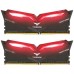 Модуль памяті для компютера DDR4 32GB (2x16GB) 2666 MHz T-Force Night Hawk Black LED/Red Team (THRD432G2666HC15BDC01)