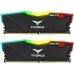 Модуль памяті для компютера DDR4 8GB (2x4GB) 2400 MHz T-Force Delta Black RGB Team (TF3D48G2400HC15BDC01)