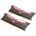 Модуль памяті для компютера DDR4 16GB (2x8GB) 2666 MHz T-Force Night Hawk Black LED/Red Team (THRD416G2666HC15BDC01)