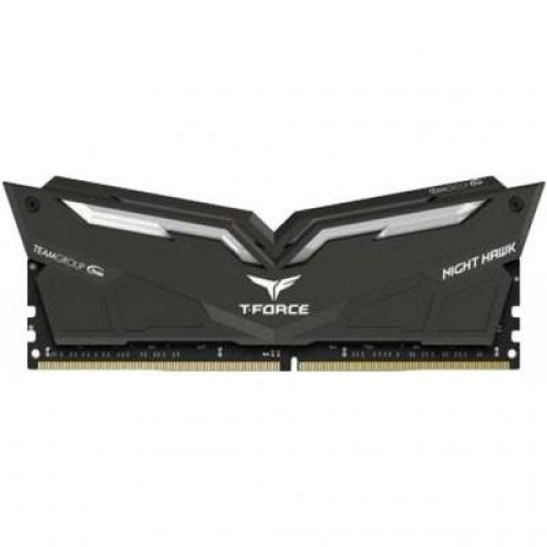 Модуль памяті для компютера DDR4 16GB (2x8GB) 3000 MHz T-Force Night Hawk Black LED/Red Team (THRD416G3000HC16CDC01)