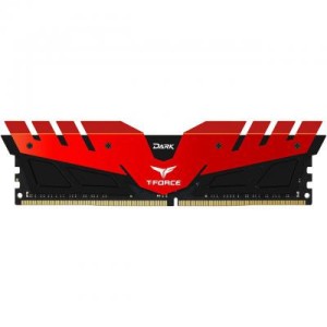 Модуль памяті для компютера DDR4 8GB 2400 MHz T-Force Dark Red Team (TDRED48G2400HC1401)