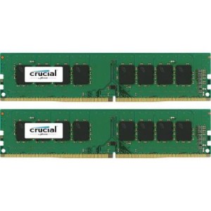Модуль памяті для компютера DDR4 16GB (2x8GB) 2400 MHz Micron (CT2K8G4DFD824A)