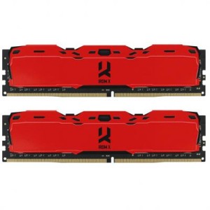 Модуль памяті для компютера DDR4 16GB (2x8GB) 3000 MHz IRDM Red Goodram (IR-XR3000D464L16S/16GDC)