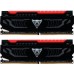 Модуль памяті для компютера DDR4 16GB (2x8GB) 2400 MHz LED SERIES RED Patriot (PVLR416G240C4K)