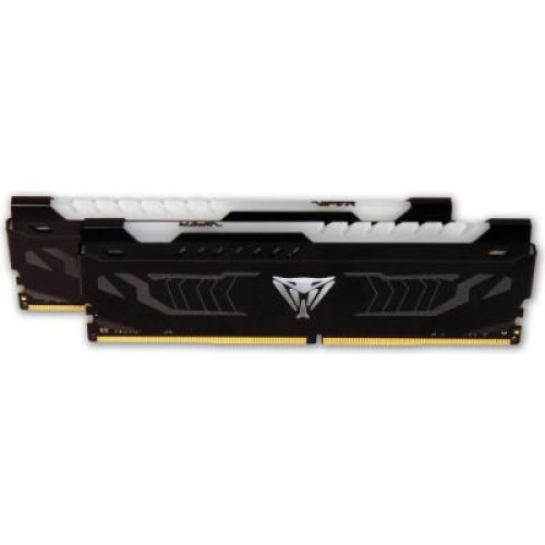 Модуль памяті для компютера DDR4 16GB (2x8GB) 2666 MHz LED SERIES RED Patriot (PVLR416G266C5K)