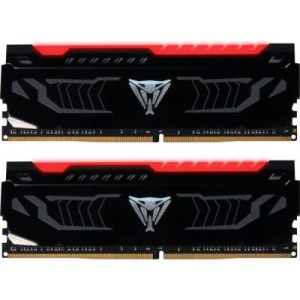 Модуль памяті для компютера DDR4 16GB (2x8GB) 2666 MHz LED SERIES RED Patriot (PVLR416G266C5K)