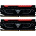 Модуль памяті для компютера DDR4 16GB (2x8GB) 2666 MHz LED SERIES RED Patriot (PVLR416G266C5K)