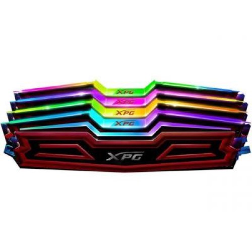 Модуль памяті для компютера DDR4 32GB (4x8GB) 3000 MHz XPG Spectrix D40 Red ADATA (AX4U300038G16-QRS)