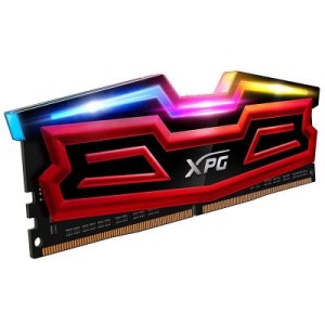 Модуль памяті для компютера DDR4 16GB 2666 MHz XPG Spectrix D40 Red ADATA (AX4U2666316G16-BR40)