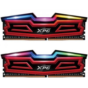 Модуль памяті для компютера DDR4 16GB (2x8GB) 2400 MHz XPG Spectrix D40 Red ADATA (AX4U240038G16-DRS)