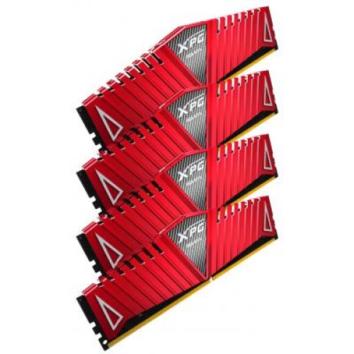 Модуль памяті для компютера DDR4 64GB (4x16GB) 3200 MHz XPG Z1-HS Red ADATA (AX4U3200316G16-QRZ1)