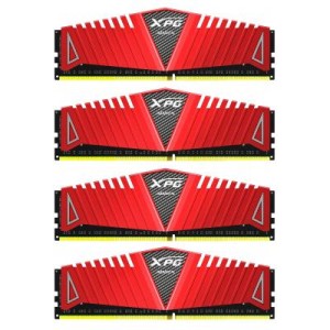 Модуль памяті для компютера DDR4 64GB (4x16GB) 3200 MHz XPG Z1-HS Red ADATA (AX4U3200316G16-QRZ1)