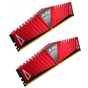 Модуль памяті для компютера DDR4 16GB (2x8GB) 3200 MHz XPG Z1-HS Red ADATA (AX4U320038G16-DRZ1)